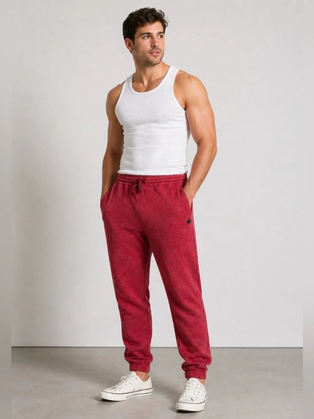 Lahgo by lunya Restore Double Faced Sweatpant in Red Mens XXL - *NWT!*